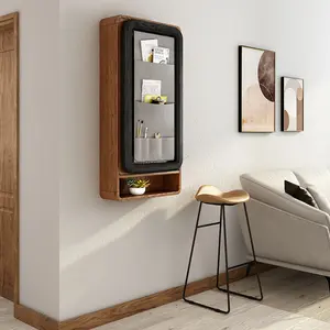 2024 conception populaire en bois fantaisie petits comptoirs de bar personnalisés pour un usage domestique