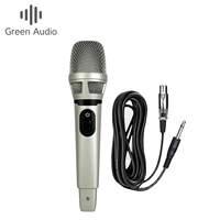 Microphone dynamique filaire cardioïde GAM-AT106 Greenaudio micro clair adapté à la parole de chant