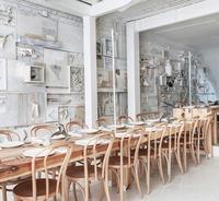 Großhandel Holz Thonet Miet-Event Wiener Stühle Schmiedeeisen Schwarz Bankett Party Stapelbare Chiavari Stühle Hochzeit