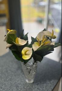 Anthurium cây nhân tạo & hoa, Faux hoa ngoài trời bụi thực tế Faux hoa nhiệt đới số lượng lớn lụa hoa thân cây - Product Image 2