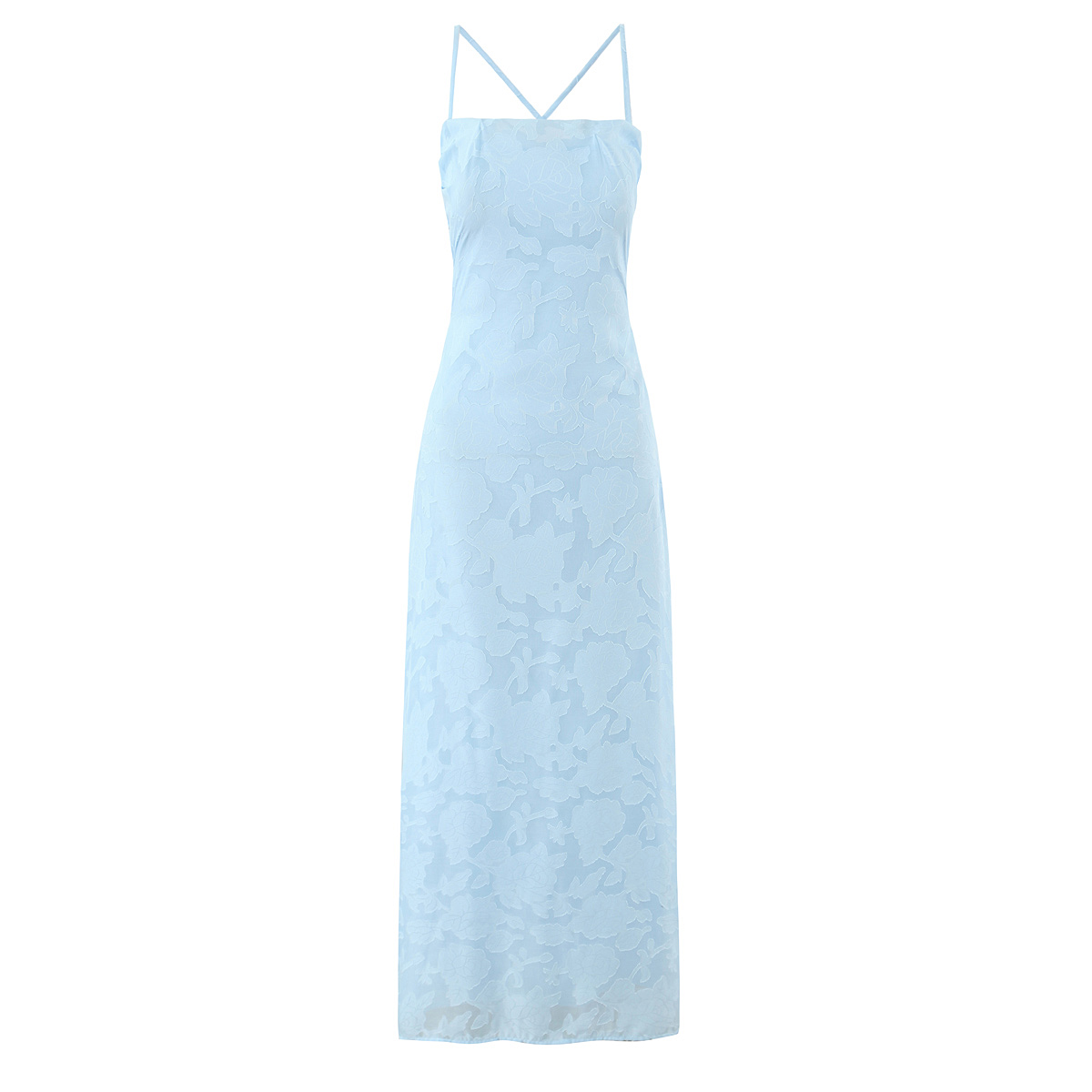 sachin and babi light blue dress ZESICA Women's Summer Spring Sleeveless Knit Maxi Dress 2026 Boat Neck –  zesica main image 0