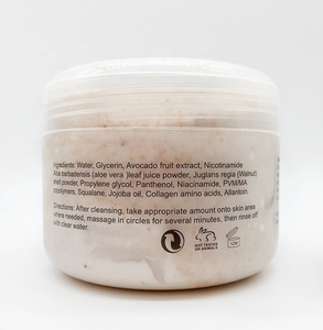 Vente en gros Exfoliant naturel pour les peaux mortes, élimination de la peau lisse, <span class=keywords><strong>gommage</strong></span> pour le visage et le corps à l'avocat et aux noix - Product Image 3