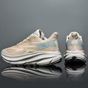 أحذية رياضية عصرية جديدة للرجال بنعل سميك ، أحذية ركض خارجية جيدة التهوية بارتفاع متزايد - Product Image 2