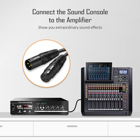 Cable XLR para Micrófono, Conector Cannon, Cable de Extensión para Guitarra, Cable de Micrófono para Mezclador de Audio y Amplificadores C117
