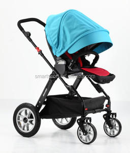 Poussette bébé confortable et pliable en alliage d'aluminium avec fonction balancelle pour les enfants de 0 à 3 ans, conception facile à plier - Product Image 6