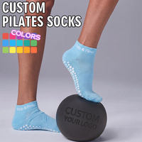 BiLu OEM Yoga Grip Socks Cotton Anti Skid Pilates Socks for Dance and Workout Studios