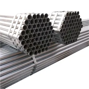 12m round galvanized EN ASTM A53 ERW welding carbon steel pipe hot dip galvanized steel pipe ERW steel pipe for structure use