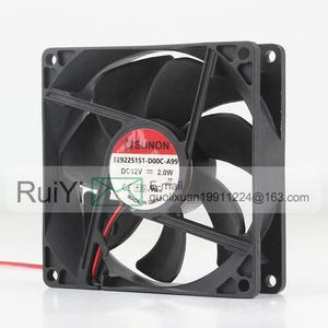 Neuer Sunon 5V 24V 48V DC 12V 2.0W AC EC 9025 90 X90X25MM 9CM Chassis Ultra-leiser Schrank Zwei-Draht-EE92251S1-D00C-A99-Lüfter - Product Image 4