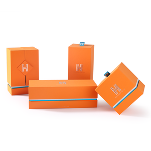 Wholesale custom made orange color printed different shapes cosmetic packaging box - Product Image 5