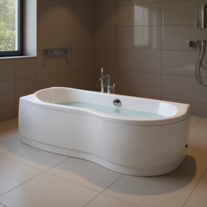 อ่างอาบน้ำวีนัส คอร์เนอร์ 170x70 ซม. แบบมีโครง สำหรับห้องน้ำ - Product Image 3