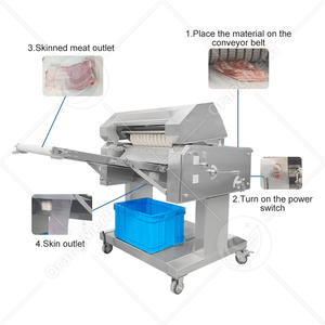 Machine électrique commerciale ORME pour enlever la graisse de la peau de porc, machine à enlever la peau de porc, machine à couper à <span class=keywords><strong>vendre</strong></span> - Product Image 2
