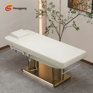 Fauteuil d'Examen Médical Esthétique Professionnel Chauffant et Électrique à 4 Moteurs, <span class=keywords><strong>Table</strong></span> de Massage Spa, Lit de Beauté Cosmétique pour Soins du Visage et Cils - Product Image 4