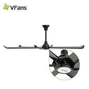 Ventilador <span class=keywords><strong>de</strong></span> Techo VFans 110V/220V con Garantía <span class=keywords><strong>de</strong></span> 2 Años, Certificado CE, Ventilador Industrial Comercial Reversible <span class=keywords><strong>de</strong></span> Alta Velocidad para <span class=keywords><strong>Hacienda</strong></span> - Product Image 1