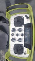 Système de télécommande radio sans fil pour grue industrielle, portée 100-300m, joystick double proportionnel pour pièces de grue à tour