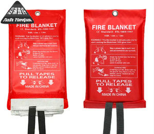 Couvertures d'évacuation d'incendie de sauvetage fournies par l'usine Couvertures anti-feu en fibre de verre ignifuges à haute température - Product Image 5
