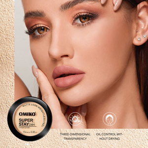 Polvo Compacto Fijador de Maquillaje, Resistente al Agua, Control de Grasa, Iluminador, Blanqueador, Natural, Venta al Por Mayor - Product Image 4