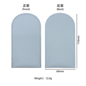 Étui de voyage en cuir PU en stock, étui pour flacon d'huile essentielle, étui pour rouge à lèvres, étui pour tablette de cire désodorisante pour voiture - Product Image 5