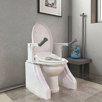 Chaise de toilette inclinable et relevable pour personnes âgées