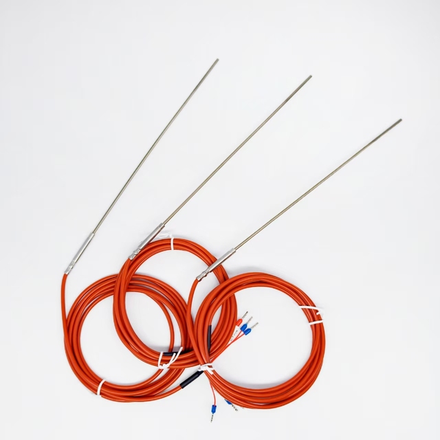 RTD PT100 PT1000 Temperature Sensor 2/3/4-Wire IP65 0.01C Resolution Stainless Steel Plastic Probe ODM Customizable
