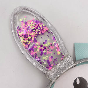 Commerce extérieur transfrontalier bandeau à oreilles de lapin à paillettes irisées mignon dessin animé doux fille accessoire de cheveux fête - Product Image 2
