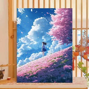 Set de Pintura Digital Personalizable DIY - Marco, Lienzo, Pincel y Pintura Acrílica - Product Image 3