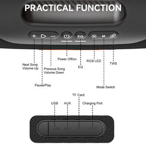Altavoz Bluetooth SING-E CQS-S666 de 5 Altavoces y Subwoofer de 8 Pulgadas con Micrófono Inalámbrico para <span class=keywords><strong>Karaoke</strong></span> en Casa y Uso en Exteriores - Product Image 6