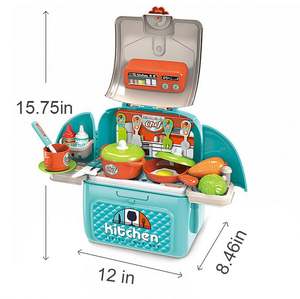 Jouets de cuisine pour enfants Big Happy Cooking, en plastique, avec évier miniature moderne, ensemble de jeu d'imitation, jouet de cuisine pour biscuits - Product Image 6