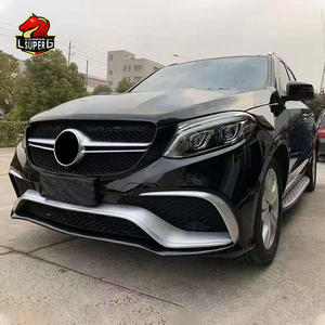 Pour <span class=keywords><strong>Mercedes</strong></span> Benz <span class=keywords><strong>ML</strong></span> W164 mise à niveau des pare-chocs de voiture GLE63 <span class=keywords><strong>AMG</strong></span> ancien à nouveau Bodykit avec phare feu arrière garde-boue capot grill pare-chocs - Product Image 6