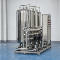 Filtre mécanique industriel en acier au carbone avec média sable de quartz, réservoir sous pression 5000L/heure, garantie 1 an pour le traitement des eaux profondes
