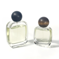Bouteilles en verre rectangulaires uniques, vides, sur mesure, avec pompe à parfum, flacon d'huile essentielle, 30 ml, 50 ml, 100 ml, flacon de parfum