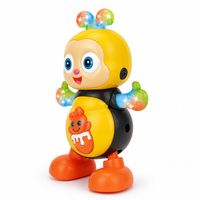 Fabrika Çıkışı Sevimli Işıklı Arı Robotu Müzik ve Işıklarla Dans Eden Duyusal İnteraktif Oyuncak Çocuklar İçin Parti Oyuncağı
