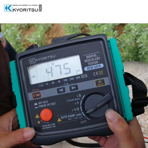 Testeur numérique RCD/ELCB Kyoritsu KeW 5410 500 V avec rampe automatique pour tests de sécurité électrique - Product Image 1