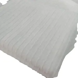 Kualitas tinggi 100% kain katun katun menyeka industri putih dalam jumlah besar di bale