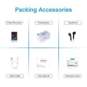 เครื่องเล่น MP3 แบบพกพา ควบคุมด้วยเสียง AI พร้อมบันทึกเสียงแบบ HD ลดเสียงรบกวน สำหรับนักเรียนและการประชุม ขายส่งจากโรงงาน - Product Image 1