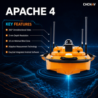 Sonar monocanal Apache4 USV, navire d'enquête sous-marine sans pilote pour la surveillance des terrains sous-marins et la surveillance des radiations océaniques
