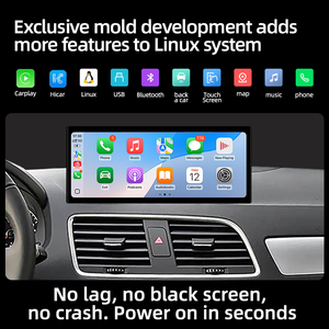 Écran sans fil CarPlay LNIUX 8.8/12.3 pouces, lecteur DVD de voiture, navigation GPS, autoradio, CarPlay <span class=keywords><strong>Audi</strong></span> A3/Q3/A4/A6/A7/Q5L 12-20 - Product Image 2
