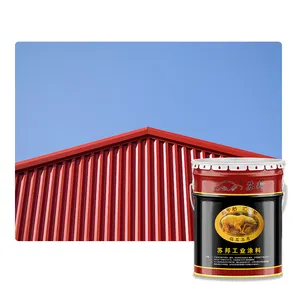 Alkyd Red Lead Hard Film Liquid Metal Paint Anti-Rust Base Coating for Metal Customizable 3kg 5kg 5 Gallon to 200 Gallon