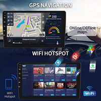 Lecteur à écran tactile Carplay multimédia Android de 10.1 pouces 2 DIN GPS Navigation Host Autoradio adapté à Toyota Noah