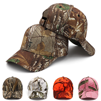 Gorra de Béisbol con Camuflaje RealTree, Transpirable, con Visera Curva, para Caza, Pesca y Actividades al Aire Libre, para Hombres y Mujeres, con Bordado Personalizado