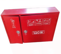 Armoire à enrouleur de tuyau d'incendie à porte simple de haute qualité, boîte extérieure pour tuyau d'incendie, dispositif de protection incendie
