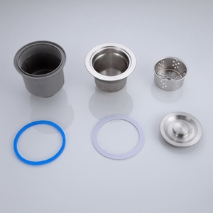 <span class=keywords><strong>Siphon</strong></span> de lavabo de cuisine <span class=keywords><strong>double</strong></span> en acier inoxydable 304 / Tuyau de vidange flexible pour évier <span class=keywords><strong>double</strong></span> - Product Image 4