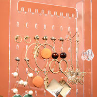 Acryl-Vorführfach Schaukasten Halskette Organisator Ring Aufbewahrung Schmuck Schaukasten Acryl-Vorführschrank