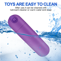 Leistungsstarker 10-Gang Mini-Bullet-Vibrator Klitoris-Stimulator G-Punkt Vagina-Massagegerät USB-Betrieben Manuelle Steuerung für Frauen