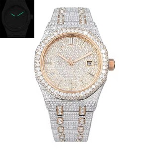Envío Directo, Reloj Automático GEZFEEL para Hombre con Brazalete de Moissanita, Cristal de Zafiro, Luminoso, Resistente al Agua 5BAR, con Indicador de Fecha - Product Image 3