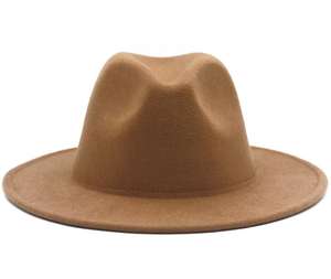 หมวกเฟโดราสีพื้น ผลิตจากผ้าสักหลาด ขายส่งจากโรงงาน VW021 สำหรับผู้ใหญ่ - Product Image 2