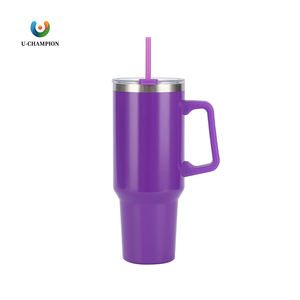 Cross-border Hot-Selling Modern 40oz Ice Retention 304 Stainless Steel Vacuum Insulated <b>Tumbler</b> with Large Capacity Car <b>Straw</b> - Product Image 1