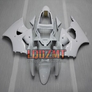 Cuerpo de inyección para KAWASAKI <span class=keywords><strong>NINJA</strong></span> ZX 6R <span class=keywords><strong>636</strong></span> ZX636 ZX6R 00 01 02 37No.16 600CC blanco brillante, carenados 2000 2001 <span class=keywords><strong>2002</strong></span> - Product Image 1