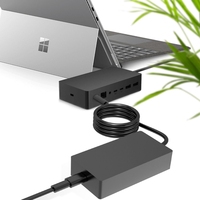 Adaptateur secteur haute puissance 199W 15.35V 12.96A pour Microsoft Surface Dock 2 Modèle 1931 1917, cordon d'alimentation pour station d'accueil