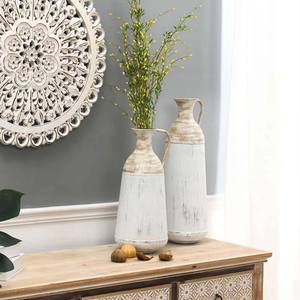 Jarrones de flores de hierro hechos a mano para decoración de sala de estar, jarrones con forma de flor, tamaño personalizado, precio barato, venta al por mayor - Product Image 2