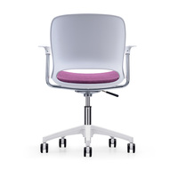Chaise de bureau ergonomique Sanxin, pivotante, réglable, design moderne en plastique, pour usage domestique et commercial